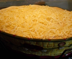 Spinat-Reisauflauf mit Tunfischsoße