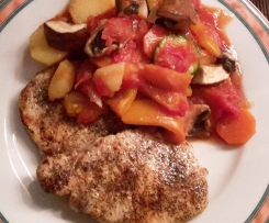 Gemüse aus dem Varoma mit pikanter Tomatensauce