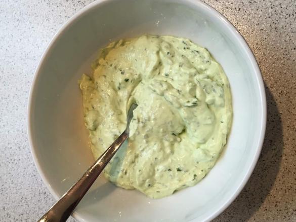 Bärlauch - Dip - Aufstrich Odenwälder Art