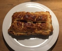 Pizzataschen im Blatterteigmantel