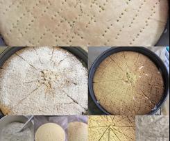 Milchreis Torte mit Sahne