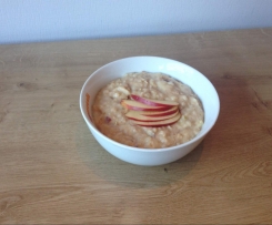 Apfelporridge WW