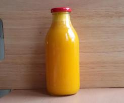 Ingwer-Shot mit Dosenmandarinen und Kurkuma