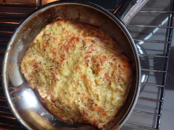 Leberkäse mit Röstidecke