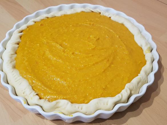 Kürbis Apfel Tarte