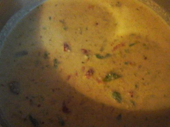 vegane Paprika Lauch Räuchertofu Suppe