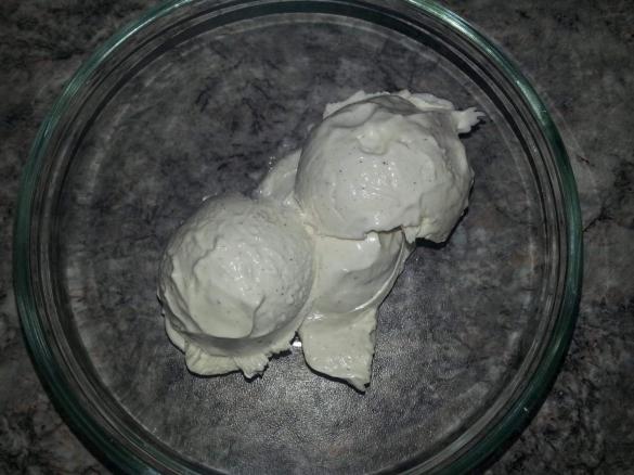 Variation von Cheesecake-Ice Cream 