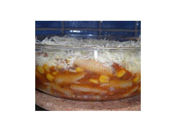 Nudelauflauf von der Maus