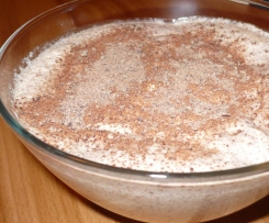 Leichte Schokocreme mit Quark und Früchte