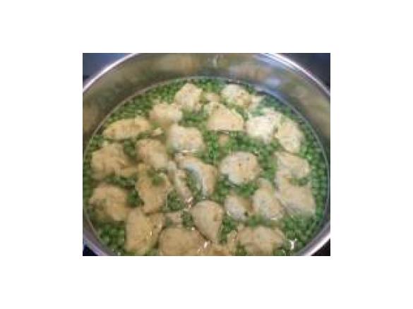 Erbsen und Klöße (Klümpe)