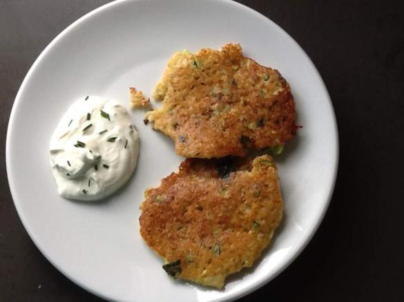 Zucchini-Bulgur-Puffer