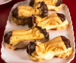Eclairs mit 4 verschiedenen Füllungen