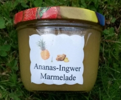 Ananas-Ingwermarmelade