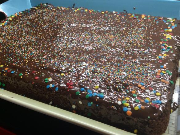 Schokoladenkuchen vom Blech