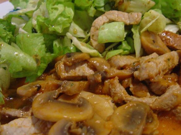 Geschnetzeltes Jäger Art (fettarm und MB tauglich)