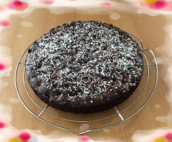 Schokoladentarte mit Heidelbeeren
