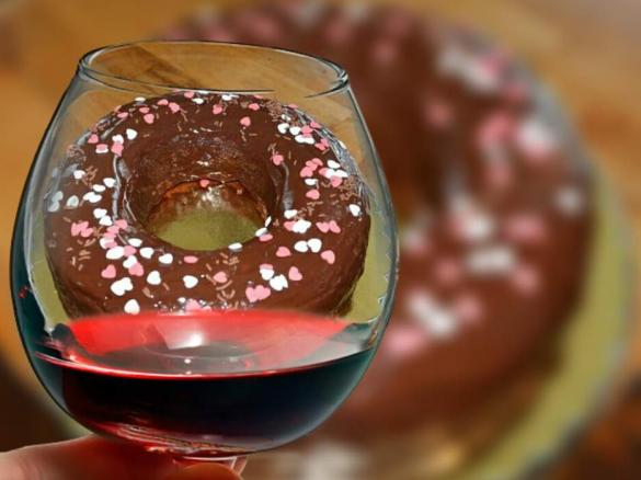 Rotweinkuchen Ruck Zuck mit Kirschen