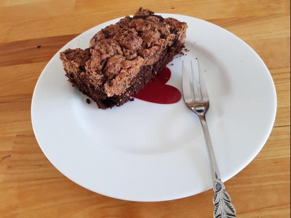 Vegane Brownies mit Cookiestreusel