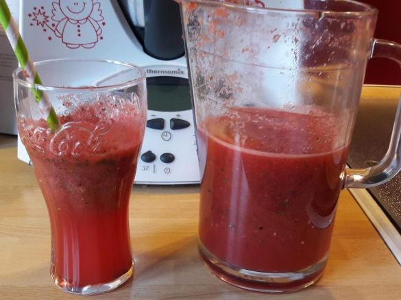 Frische Melonenlimonade