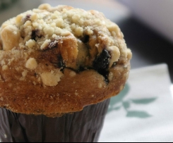 American Blueberry Muffins / Blaubeer Muffins Stracciatella