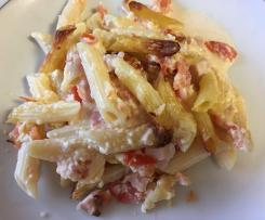 Nudelauflauf mit Fleischwurst