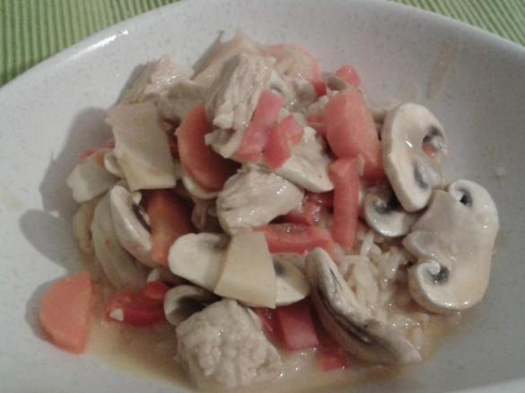 Thai-Rot-Curry mit Pute