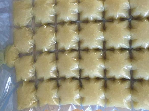 Rhabarber Hirse Birnenmuss 