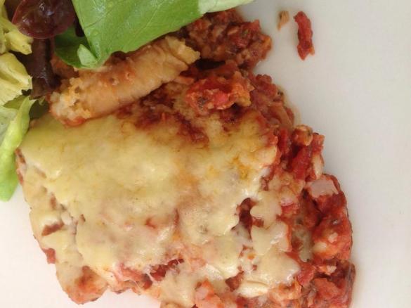 TOmaten-Chiabatta Auflauf