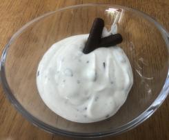 Quark mit Erfrischungsstäbchen