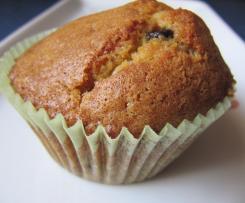 Fluffige Muffins mit Schokostreuseln