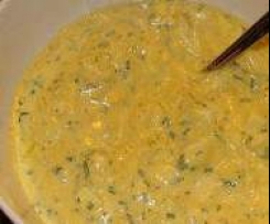 Eiersauce für´s Grillen, Raclette etc. - unser Familienrezept