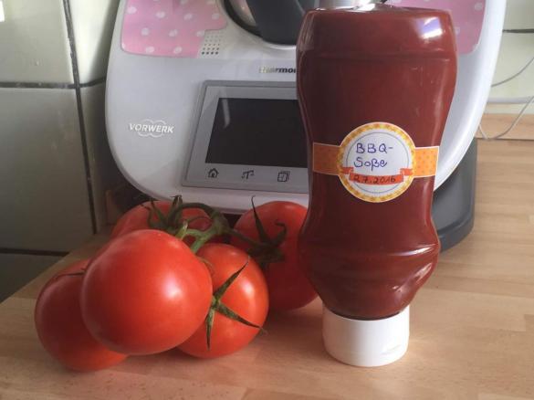 leckere BBQ-Soße rauchige Grillsoße 