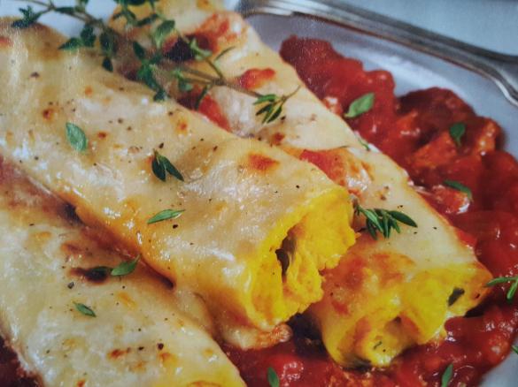 Kürbis Ricotta Cannelloni unwiderstehlich vegetarisch
