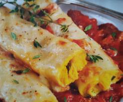 Kürbis Ricotta Cannelloni unwiderstehlich vegetarisch