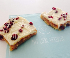 White Chocolate Cranberry Blondies 
