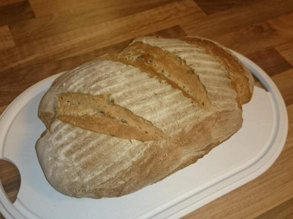 Mischbrot Kassler Art mit Sauerteig