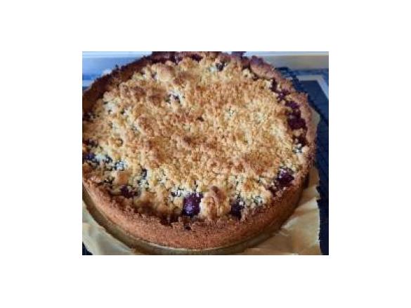 Kirschstreusel - schnell und knusprig