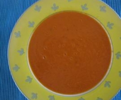 cremige Tomatensuppe, schnell und low fat