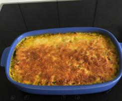 Maultaschen-Gemüse-Auflauf