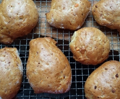 Vollkorndinkel Rübli-Brötchen