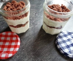 Milchschnitte im Glas