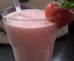 Erdbeer-Traum (Cocktail mit Sekt)