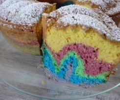 Regenbogenkuchen