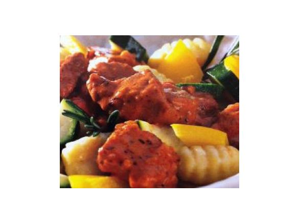 Schnitzeltopf mit Gnocchi