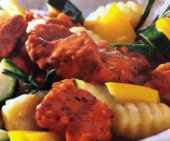 Schnitzeltopf mit Gnocchi