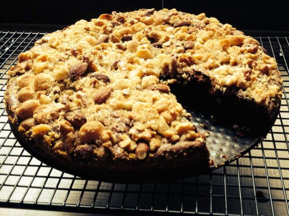 Nussknacker- Tarte mit Schokolade