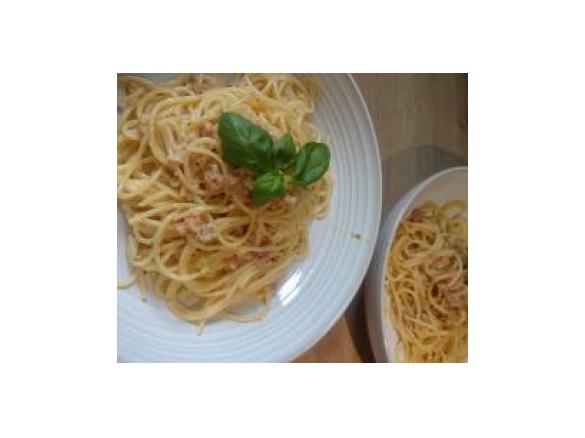 All in One Spaghetti Carbonara - ohne Sahne