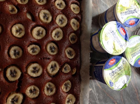 Schoko Bananen Kuchen fructosearm
