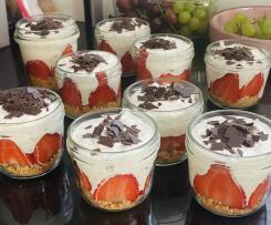 Joghuretten-Erdbeer-Dessert