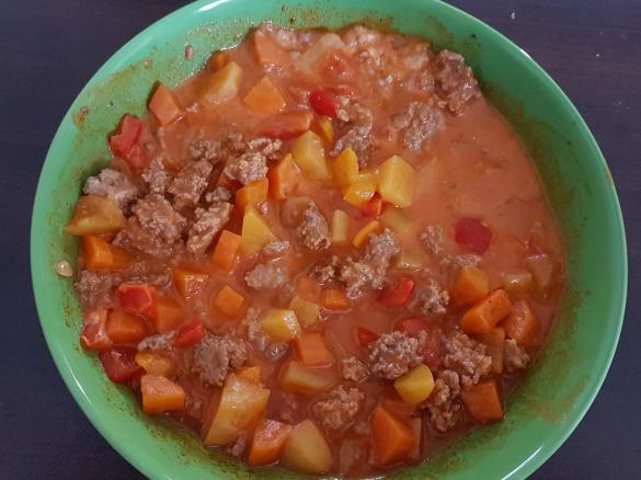 Variation Bauerntopf mit Hackfleisch aus Mix ohne Fix